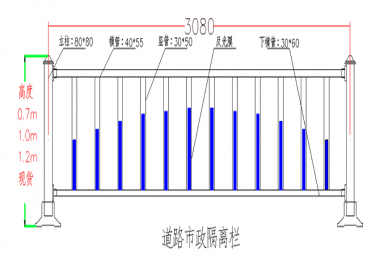 道路中央隔離市政護欄